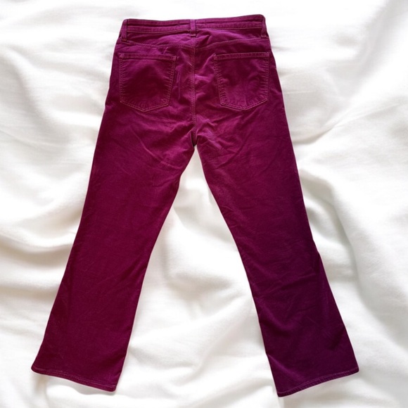 Anthropologie J Brand Velvet Selena Mid Rise Cropped Bootcut Jeans Pants - Picture 6 of 9
